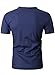 MIEDEON Men Linen and Cotton V Neck Short Sleeve Casual Henley T-Shirt