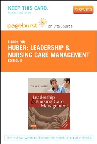Leadership And Nursing Care Management Elsevier Ebook On - 