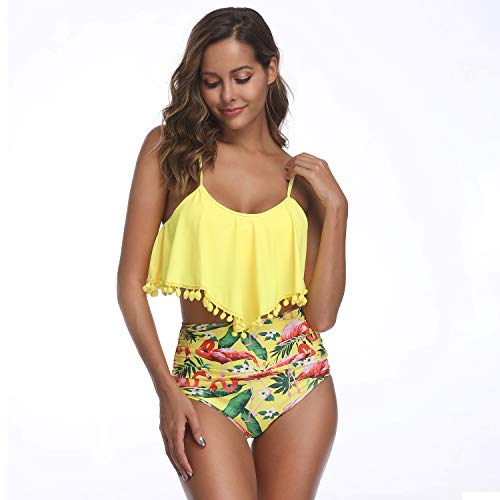 MITALOO Swimsuit Two Pieces Women Bathing Suits Racerback with High Waisted Bottom Tankini Set