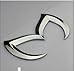 SuPoo Sport Metal Evil 'M' Rear Trunk Badge Decal Emblem Matte for Mazda 3 5 6, Silver