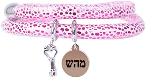 Leather Charms Bracelet for Women with Stainless Steel Charms &amp; Magnetic Clasp for Inspirational Jewelry kabbalah Health