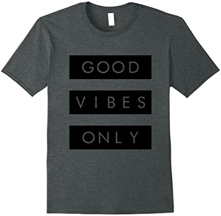 Mens Good Vibes Only Wht T-Shirt Sneaker Heads Basketball Shoes Large Dark Heather