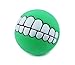 Funny Pet Dog Ball Teeth Silicon Toy Chew Squeaker Squeaky Sound Dogs Play Toys by Unbranded
