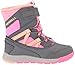 Merrell Kids' Unisex M-Snow Crush Jr Wtrpf Snow Boot, Grey/Coral, 07.0 M US Toddler