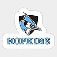 John Hopkins University Sticker - Sticker Graphic - Waterproof - Fade Resistant Die Cut