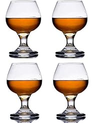 The Bar Glass Brandy Tasting Snifter Glass 5.5 oz (4, 5.5 oz)