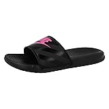 Nike Women's Benassi Just Do It Sandal, Black/Vivid