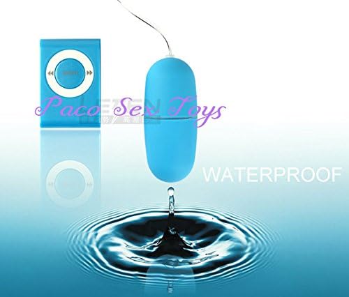 Janxon (TM) 20 Modes MP3 Remote Vi bra ting Egg, Remote Control Bullet Vi bra tor,Wireless Egg Vi bra tor, Adult Se x Toys[blue]
