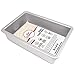 Fat Daddio's POB-9133 Anodized Aluminum Sheet Cake Pan, 9 x 13 x 3 Inch