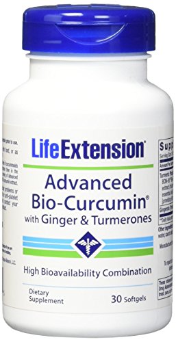 Life Extension Advanced Bio-Curcumin with Ginger & Turmerones, 30 Softgels