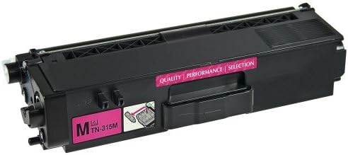 CNY Toner TN315M Magenta Toner Cartridge compatible with the Brother HL-4150CDN, HL-4570CDW, MFC-9460CDN.Yield 3500 Pages @5%