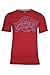 NBA Men's Cleveland Cavaliers Brushed Reflective Team Logo Short Sleeve T-Shirt, Medium, Wine