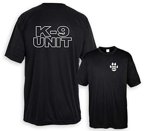 FAIR GAME UV Performance Shirt K-9 Unit Police Dog-Black-XL