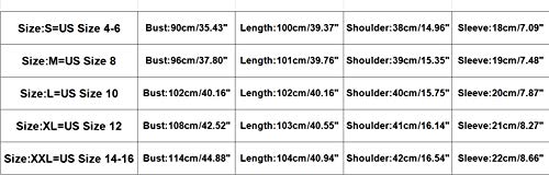 Women's Vintage Patchwork Swing Casual Party Dress Short Sleeve Lemon Pineapple Skirt (S, Black 3)