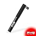 RYG Mini Bike Pump with Mounting Bracket, Portable Bicycle Tire Inflator with Air Pressure Gauge, Fits Presta & Schrader Valve, Mountain, Road, Hybrid & BMX Bikes, Lightweight Durable Aluminum Frame