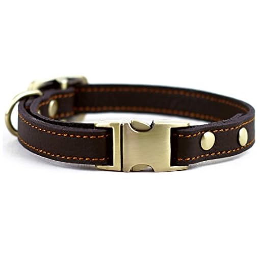 real leather dog collars