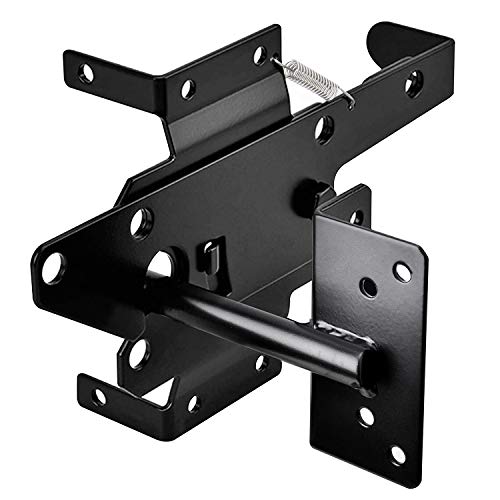 VIGRUE SelfLocking Gate Latch Heavy Duty Automatic Gate Latch With