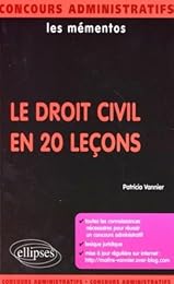 Le  droit civil en 20 leçons