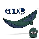 ENO Eagles Nest Outfitters - DoubleNest Hammock, Portable Hammock for Two, Navy/Forest