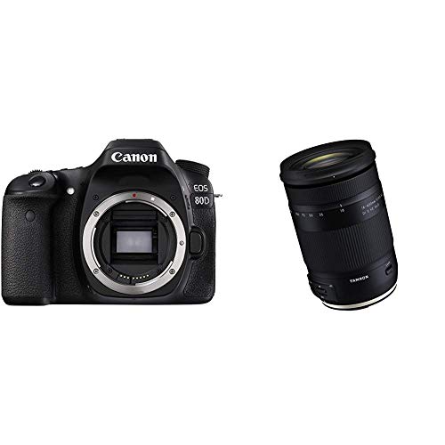 Canon Digital Slr Camera Body Eos 80d With Tamron 18 400mm F 3 5 6 3 Di Ii Vc Hld All In One Zoom For Canon Aps C Digital Slr Cameras Black Buy Online In Cayman Islands At Cayman Desertcart Com Productid