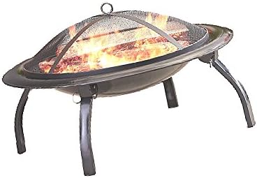 Amazon Com Wood Burning Fire Pit Bowl Antique Folding Portable