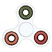 Fidget Solutions, Fidget Spinner Toy Stress Reducer With User Guide (White)
