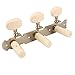 uxcell 2 Pcs Musical Instruments Classical Guitar Right Left Tuning Peg Machine Head Tuners