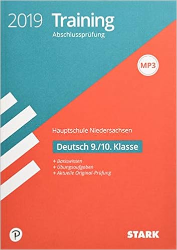 Stark Training Abschlussprufung Hauptschule 2019 Deutsch 9 10 Klasse Niedersachsen Amazon De Bucher