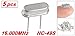 uxcell 5X Crystal HC-49S Low Profile Oscillator, 16 MHz
