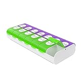 EZY DOSE Weekly (7-Day) Pill Organizer, Vitamin