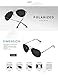 LUENX Aviator Sunglasses Polarized Men Women with Accessories Metal Frame UV 400 60MM