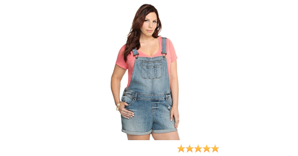 torrid overalls shorts