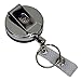 2-Pack Heavy Duty Retractable Badge Holder with Metal Casing, Steel Cord Reel and Reinforced ID Strap by Limeloot
