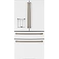 Cafe CVE28DP4NW2 27.8 cu. ft. Smart 4-Door French Door Refrigerator in Matte White, Fingerprint Resistant and ENERGY STAR