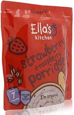 ella's kitchen strawberry and raspberry porridge