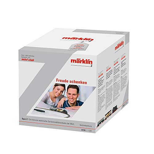 Märklin 81701 - Startpackung Güterzug, Spur Z, Lokomotive, Güterwagen, Gleise und Steuereinheit, Maßstab 1:220