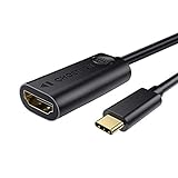 USB C to HDMI Adapter (4K@60Hz), CHOETECH USB Type C (Thunderbolt 3 Compatible) to HDMI Adapter Cable for Samsung Galaxy S10/S9/S8/Note 8/9,MacBook Pro/MacBook Air/iPad Pro 2019/2018, Dell XPS 13/15