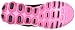 Skechers Sport Women's Skech Air 2.0 City Love Fashion Sneaker,Black/Hot Pink,7 M US