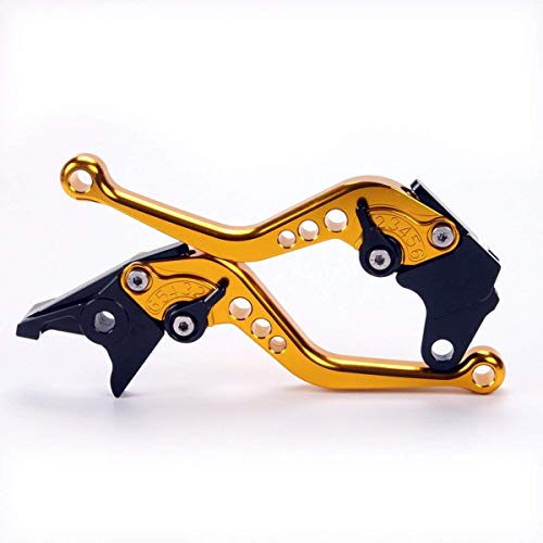 Adjustable Brake Clutch Levers for Yamaha YFZ 450 S/T/V 2003-2006, YFM 350 Raptor 2006-2013, YFM 660 Raptor 2001-2006, YFM 700 Raptor 2000-2006, Banshee YFZ350 1995-2008, YFS200 Blaster 1995-2006