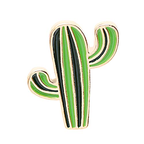 ink2055 Banana Leaf Cactus Unisex Enamel Brooch Pins for Scarf Clothes Lapel Collar Badge Jewelry Accessoriesr - Leaf #