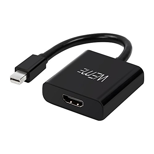 UPC 700598714708, WEme Mini DisplayPort DP (Thunderbolt 2 Port Compatible) to HDMI HDTV Male to Female Adapter Converter for Apple Macbook, Microsoft Surface Pro, Google Chromebook and more, Black