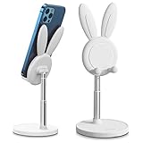 OATSBASF Cute Cell Phone Stand, Adjustable Bunny