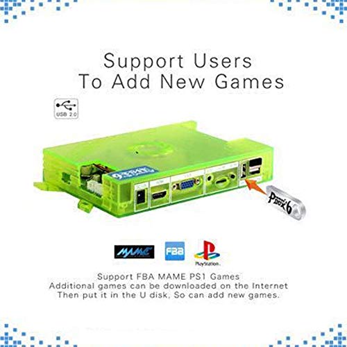 Wintex 1300 in 1 Arcade Video Games PCB Board Pandora's Box 6 Multigame Box DIY U Disk Arcade Console Support MAME FBA PS1 Durable