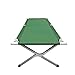 Milestone Aluminum Camp Bed with Carry Bag, Green
