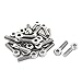 uxcell a15060300ux0186 M6 x 20mm Stainless Steel Machinery Shoulder Lifting Eye Bolt 25 Pcs