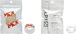 KING JIM Heart and White, set of two, coharu masking tape; for label printer TEPRA Lite