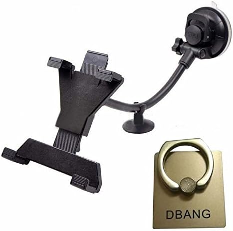 DBANG Long Arm Windshield Dashboard Suction Cup Car Mount Cradle Holder For Tablets,Apple IPad,iPad Air,iPad 2,iPad Mini (Black, 7-11 Inch)