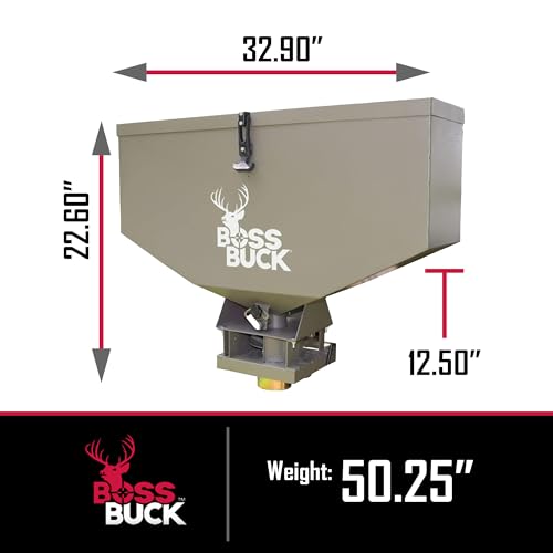 Boss Buck ATV Seeder Spreader with Wireless Control, 80 lb Capacity photo 11