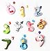 KLASSMIX Plush Montessori Toys for Toddlers - Set of Numbers & Storage Bag - Travel Stroller Quiet Toys - Carseat Toys for Infants - Montessori Toys for Toddlers