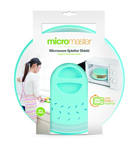Handy Gourmet-Collapsible Microwave Splatter Shield-Teal-Keep Mirowave Clean-BPA Free-Steam Vents Prevents Soggy Food- Used as Bowl Lid or High Dome Lid - Thumbnail 2